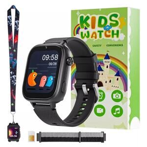 4G Kids Smart Watch w SIM games 2 Way
Calling SOS
Emergency Call Button for Kids